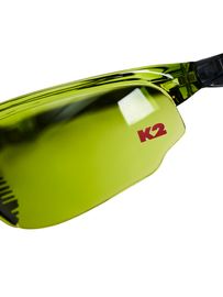 K2 Safety Protective Glasses KP-105C (Green) – Polycarbonate Tinted Lens, 99.9% UV Protection